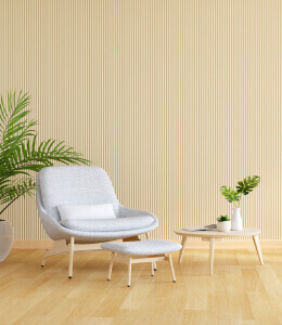 Living room with laminate flooring